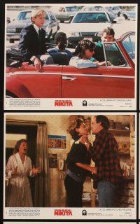 4p101 LITTLE NIKITA 8 8x10 mini LCs '88 Sidney Poitier & River Phoenix, Cold War thriller!