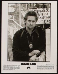 4p246 BLACK RAIN presskit w/ 19 stills '89 Ridley Scott, U.S. cop Michael Douglas in Japan!