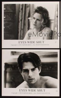 4p269 EYES WIDE SHUT presskit w/ 3 stills '99 Stanley Kubrick, Tom Cruise & sexy Nicole Kidman!