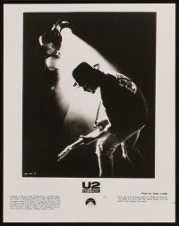 4p348 U2 RATTLE & HUM presskit w/ 6 stills '88 great images of Irish rockers Bono & The Edge!
