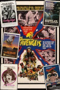4r045 LOT OF 6 FOLDED ONE-SHEETS '70s Scavengers, Night of the Lepus, Grissom Gang & more!