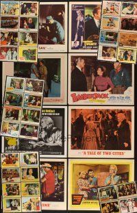4r062 LOT OF 110 LOBBY CARDS '46 - '66 great images from a variety of different movies!