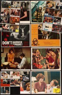 4r069 LOT OF 90 LOBBY CARDS '60s-90s great images from a variety of different movies!