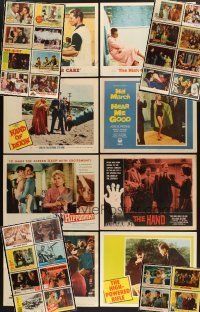 4r070 LOT OF 83 LOBBY CARDS '38 - '66 great images from a variety of different movies!
