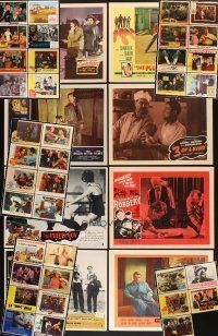 4r076 LOT OF 45 LOBBY CARDS '50s-70s great images from a variety of different movies!