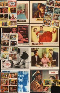 4r079 LOT OF 41 LOBBY CARDS '50s-60s great images from a variety of different movies!