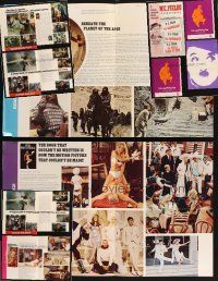 4r122 LOT OF 10 PROMO BROCHURES '70s Beneath the Planet of the Apes, Myra Breckinridge + more!