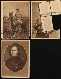 4r125 LOT OF 3 MAGAZINE PAGES '20 great images of Theodore Roosevelt & Christopher Carson!
