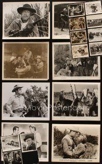 4r163 LOT OF 19 WESTERN STILLS '50s-60s great cowboy images, with gambling & Native Americans!