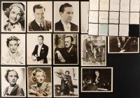 4r175 LOT OF 14 1930s RADIO STILLS '30s portraits by Maurice Seymour, Ray Lee Jackson + more!