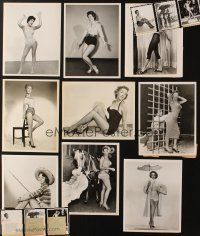 4r181 LOT OF 12 1950s-1960s SEXY MODEL NEWS PHOTOS '50s-60s great portraits in skimpy outfits!