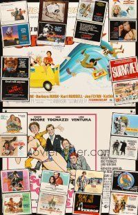 4r218 LOT OF 26 UNFOLDED HALF-SHEETS '70s-80s great images from a variety of movies!