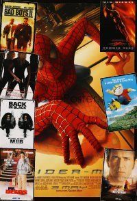 4r256 LOT OF 8 UNFOLDED MINI POSTERS '00s Spider-Man, Charlie's Angels & more!