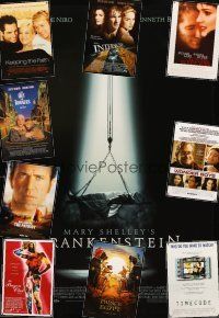 4r310 LOT OF 29 UNFOLDED DOUBLE-SIDED ONE-SHEETS '94 - '00 Mary Shelley's Frankenstein & more!