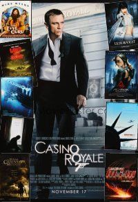 4r316 LOT OF 22 UNFOLDED DOUBLE-SIDED ONE-SHEETS '05 - '08 Casino Royale, Land of the Dead +more!