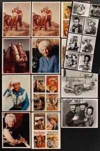 4r357 LOT OF 20 B/W & COLOR 8X10 ROY ROGERS AND DALE EVANS REPRO STILLS '80 great images!
