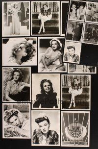 4r358 LOT OF 17 JUDY GARLAND 8X10 REPRO STILLS '80s great images of the legendary actress!