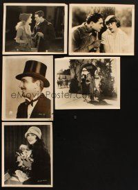 4r197 LOT OF 5 8X10 STILLS FROM SILENT MOVIES '20s-30s great images from different movies!