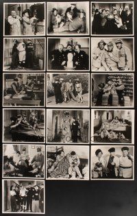 4r359 LOT OF 16 THREE STOOGES REPRO STILLS '80s great images of the wacky trio!