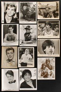 4r177 LOT OF 12 YOUNG LEADING MEN 8X10 STILLS '50s-80s James MacArthur, Michael J. Fox & more!