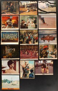 4r167 LOT OF 16 COLOR 8X10 STILLS '50s-70s great images from a variety of movies!