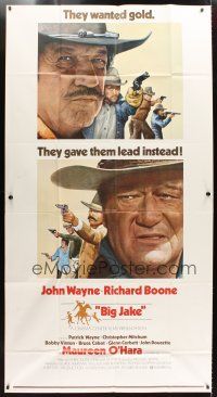 4s571 BIG JAKE 3sh '71 Richard Boone wanted gold but John Wayne gave him lead instead!