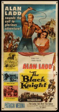 4s576 BLACK KNIGHT 3sh '54 Alan Ladd's biggest adventure, sexy Patricia Medina!