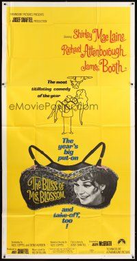 4s578 BLISS OF MRS. BLOSSOM 3sh '68 Shirley MacLaine, Richard Attenborough, wacky bra design!