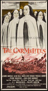 4s596 CARMELITES 3sh '60 art of French Catholic nuns Jeanne Moreau & Alida Valli!