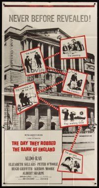 4s622 DAY THEY ROBBED THE BANK OF ENGLAND 3sh '60 Aldo Ray, never before revealed!
