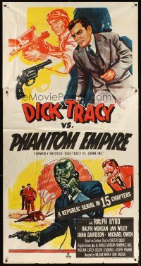 4s627 DICK TRACY VS. CRIME INC. 3sh R52 detective Ralph Byrd vs the Phantom Empire!