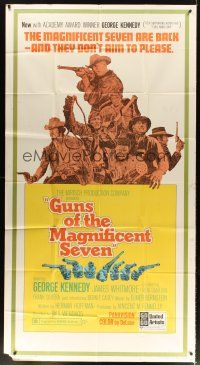 4s665 GUNS OF THE MAGNIFICENT SEVEN 3sh '69 they're back and they don't aim to please!