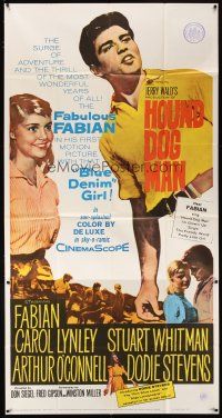 4s675 HOUND-DOG MAN 3sh '59 Fabian starring in his first movie with pretty Carol Lynley!