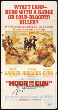 4s676 HOUR OF THE GUN 3sh '67 James Garner as Wyatt Earp, John Sturges, was he a hero or killer?