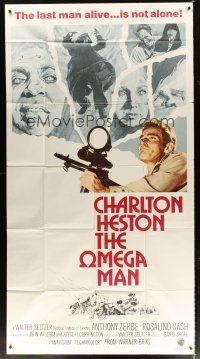 4s747 OMEGA MAN int'l 3sh '71 Charlton Heston is the last man alive, and he's not alone!