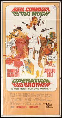 4s750 OPERATION KID BROTHER 3sh '67 little brother Neil Connery in James Bond copy, Lesser art!