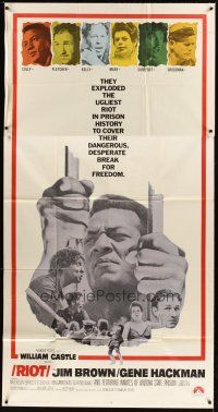 4s777 RIOT int'l 3sh '69 Jim Brown & Gene Hackman escape from jail, ugliest prison riot in history!