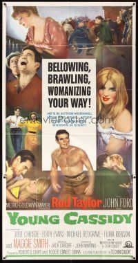 4s882 YOUNG CASSIDY 3sh '65 John Ford, bellowing, brawling, womanizing Rod Taylor!