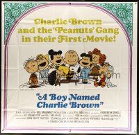 4s233 BOY NAMED CHARLIE BROWN 6sh '70 art of Snoopy & the Peanuts gang by Charles M. Schulz!