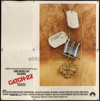 4s237 CATCH 22 int'l 6sh '70 directed by Mike Nichols, based on the novel by Joseph Heller!