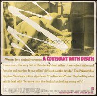 4s244 COVENANT WITH DEATH 6sh '67 the line between lust, love and murder is as fragile as her neck