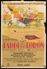 4s116 AFTERNOON OF THE BULLS Argentinean '56 Vajda's Tarde de toros, art of matadors & bull!