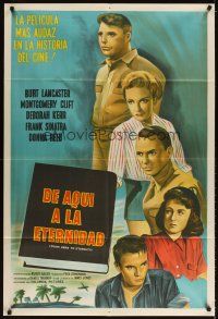 4s155 FROM HERE TO ETERNITY Argentinean R60s Lancaster, Deborah Kerr, Sinatra, Donna Reed, Clift!
