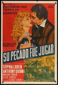 4s164 HELLER IN PINK TIGHTS Argentinean R60s sexy blonde Sophia Loren w/Anthony Quinn!
