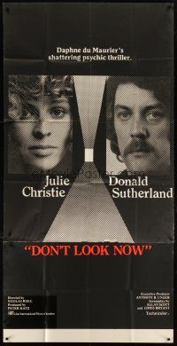 4s008 DON'T LOOK NOW English 3sh '73 Julie Christie, Donald Sutherland, directed by Nicolas Roeg!