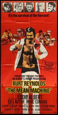 4s013 LONGEST YARD English 3sh '74 Robert Aldrich football comedy, Burt Reynolds, Mean Machine!