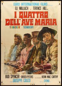 4s321 ACE HIGH Italian 1p '68 Eli Wallach, Terence Hill, Brock Peters, McCarthy, spaghetti western
