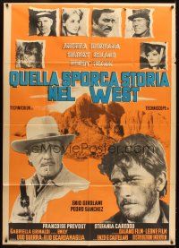 4s416 JOHNNY HAMLET Italian 1p '68 Gilbert Roland in William Shakespeare spaghetti western!