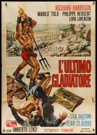 4s439 MESSALINA VS. THE SON OF HERCULES Italian 1p '64 Lenzi's L'ultimo gladiatore, Casaro art!