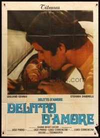 4s492 SOMEWHERE BEYOND LOVE Italian 1p '76 romantic c/u of Giuliano Gemma & Stefania Sandrelli!